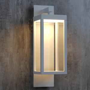 Inowel Outdoor Wall Sconce Exterior IP54 Waterproof LED Wall Light Fixture Kit Classic Wall Mount Lamp Lantern Anti-Rust White Finish Aluminum Light Body for Porch Entryway Doorway 13W 750Lm 3000K