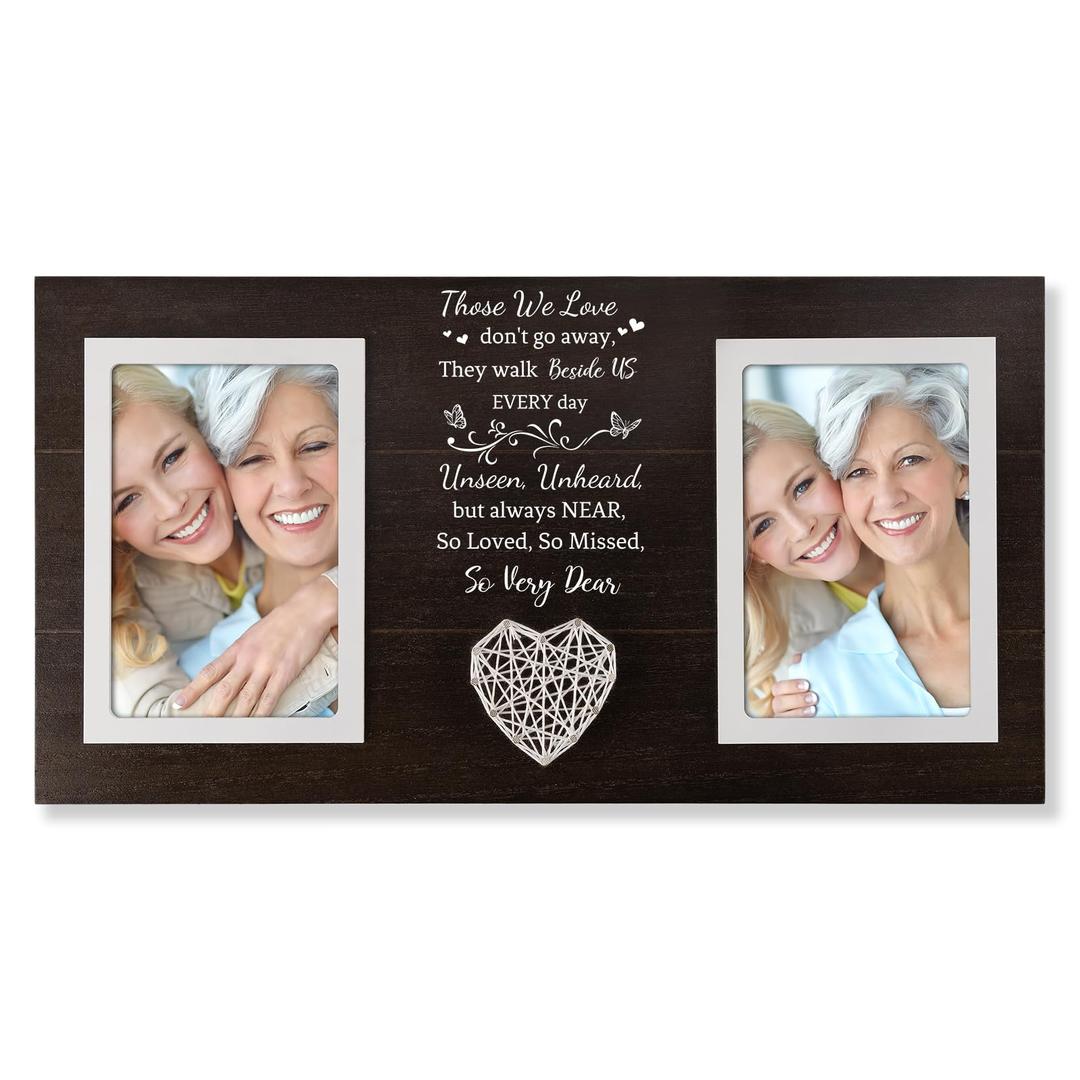 SOUHONEY Sympathy Gifts for Loss of Loved One, Memorial Gifts for Loss of Mom Dad Grief Bereavement In Memory of Loved One, Condolence Funeral Sentimental Remembrance Memorial Picture Frame 4 x 6