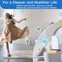 Toilet Bowl Cleaners, Upgraded Blue Automatic Toilet Tank Cleaner Tablets for Deodorizing & Descaling, Long-Lasting Against Tough Stains, 43 oz/16 Packs