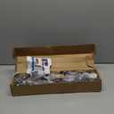 IBosins Wall Mounted Coat Rack, 31-2/5'' Long, Entryway Hanging Rack, Metal Wood Coat Hooks Rack with 8 Black Rustic Tri-Hooks Rail for Coat, Bag, Towel, Key, Hat, Umbrella (Brown)