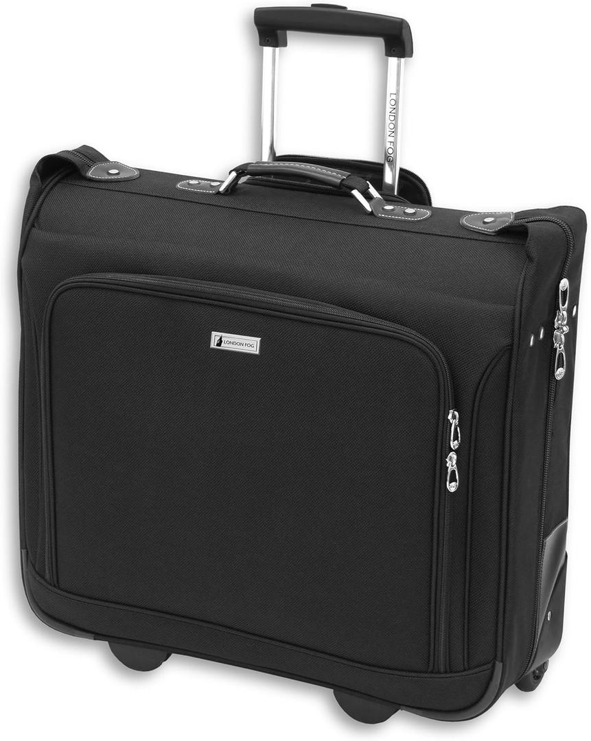 London Fog Buckingham 44 Wheeled Garment Bag, Black