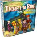 Asmodee Ticket to Ride First Journey Board Game - Fun and Easy for Young Explorers! Train Strategy Game, Family Game for Kids & Adults, Ages 6+, 2-4 Players, 15-30 Min Playtime