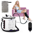 Cold Therapy Machine with Programmable Timer, Portable Ice Machine for Knee After Surgery, Knee Replacement Recovery System, Cryotherapy Pain Relief w/Compression Pad