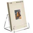 YUXUN Clear Acrylic Display Stand, Book Stand Postcard Display Holder for Artworks Display Easel for Comics Photos Easel Holder for Books, Pictures & CDs