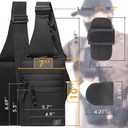 TECEUM Tactical Compact Sling Bag CCW for Everyday 10+ Styles Shoulder EDC Crossbody Bag for Concealed Carry of Handgun