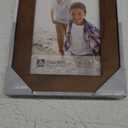 Malden 4x6 Picture Frame - Wide Real Wood Molding, Real Glass - Stonewashed Walnut