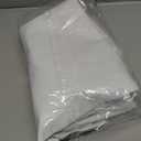 H.VERSAILTEX Linen Blackout Curtains 84 Inches Long 100% Blackout Thermal Insulated Textured Linen Look Curtain Draperies Anti-Rust Grommet, Energy Saving with White Liner, 2 Panels, Bright White