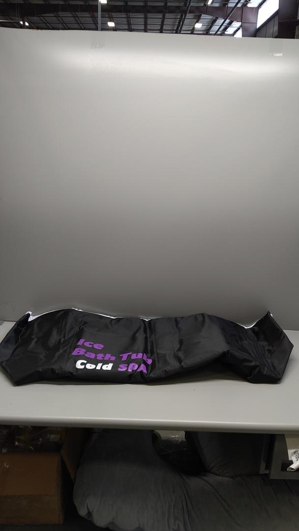 Ice Bath Tub Cold SPA INFLATABLE with inflatable cushion and Cover 30" x 26" ( Black )
