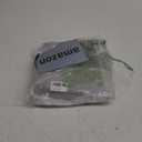 Grey Scalloped Edge Shower Curtain Linen Textured with 12 Metal Hooks Cute Heavy Duty Washable Waterproof Neutral Thick Chic Shower Curtain Sets for Hotel Bathroom 72x72 inches