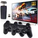 Retro Game Console, Retro Gaming Console, Wireless Retro Game Console, Plug & Play Video TV with 25100+ Built-in Games, 4K HDMI Output, and 2.4GHz Wireless Controller, 9 Classic Emulators (Black)