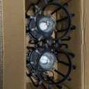 Solar Hanging Lanterns Outdoor: 2 Pack Metal Solar Hanging Lights with Hook, Bright - Warm Waterproof LED Lanterns for Outside, Classic Decorative Solar-Powered Light for Yard Garden Patio Porch Decor