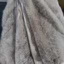 EverGrace Ultra Soft Luxury Fluffy Faux Rabbit Fur Throw Blanket, Thick Warm Bubble Throw for Bed, Cozy Plush Reversible Blankets for Couch, Chair, Sofa, Taupe, 60"x80" Inches