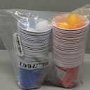 GOLDGE 60 Packs 16 Oz Plastic Party Cups Reusable in Red and Blue with 10 Pack ping Pong Balls, Cup Pong Game Set for Drinks, Soda, Punch, Barbecues, Picnics - Stock Your Home