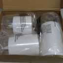 Raycare Flameless Electronic Pillar Candles with Remote Control and Timer- Battery Operated Realistic Flickering LED Fake Candle for Home, Wedding, Valentine's Day Decor, White,Set of 3(3"x4"5" 6")