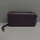 bella 2 Slice Slim Toaster, Fits-anywhere Kitchenware, 6 Setting Shade Control with Reheat & Cancel Buttons, Fits sourdough, 10 Long Slot, Anti Jam & Auto Shutoff, 900 Watt, Plum