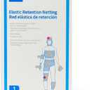 Medline Stretch Tubular Elastic Dressing Retention Net, Size 6,(17" x 25 yds), Ideal for Wound Care, Single Pack