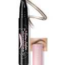 Anglicolor Eyebrow Pen, Angled Brow Brush, Microblading Eyebrow Pencils for Women, Natural Brow Pen, Eyebrow Brush To Hair-Like Strokes Long-Lasting, Waterproof, Smudge-Proof (02 Tawny Brown)