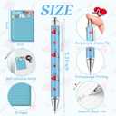 20 Pcs Nurse Practitioner Gifts for Women Nurse Makeup Bags Cosmetic Bag Nursing Supplies 3x4 Funny Sticky Notes Floral to Do List Notepads and Ballpoint Pens Office Supplies for Nurse