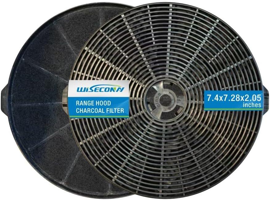 Replacement Charcoal Filters for Cosmo,Range Hood Carbon Filters，Size is 7.4 x 7.28 x 2.05 Inches RCF-01 (2)