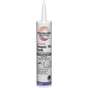 Custom Building Products Polyblend Natural Gray Siliconized Acrylic Caulk 10.5 oz.