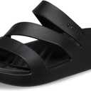 Crocs Women Getaway Strappy Sandals Size 8W (Black, M)