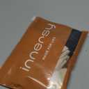 INNERSY Women's Seamless No Show Hipster Panties Invisible Light Underwear 3-Pack (Medium, Black/Nude)