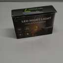 L LOHAS LED Dimmable Night Light 2 Pack, Dusk to Dawn Sensor, Support 0-100 Lumen Brightness Ajdustable, 3000K Soft White
