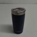 SUNWILL Travel Coffee Tumbler 20 oz, Insulated Mug with Lid, Stainless Steel Cup for Outdoor, Powder Coated Navy