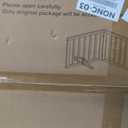 Dog Gates for The House Freestanding Foldable Pet Gates for Doorways 3 Panels 24'' Tall with 2PCS Support Feet Wooden White Dog Gate for Stairs