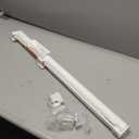 Retractable Baby Gates for Doorways, Mesh Dog Gate for Stairs, Pet Gate Indoor, Extends to 55" Wide 33" Tall, Safety Toddlers Gates for Hallways, Indoor & Outdoor Use, White