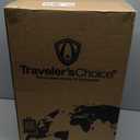 Traveler's Choice Pagosa Indestructible Hardshell Expandable Spinner Luggage, Slate Blue, 22-Inch Carry-on