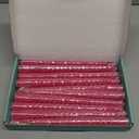 20 Pack 10 Inch Hot-Pink Spiral Taper Candles for Christmas and Holiday Home Decoration, Unscented Dripless Twisted Candlesticks for Dinner Party Wedding Valentine's Day