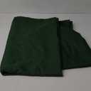Biscaynebay Textured Fabric Rectangle Table Cloth 90x156 Inch, Hunter Green Water Resistant Tablecloths for Dining, Kitchen, Wedding and Parties etc. Machine Washable