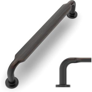 Amerdeco 10 Pack Oil Rubbed Bronze Cabinet Pulls 5 Inch(128mm) Hole Centers Kitchen Cabinet Handles Solid Zinc Alloy Cabinet Hardware Drawer Pulls ZH0051