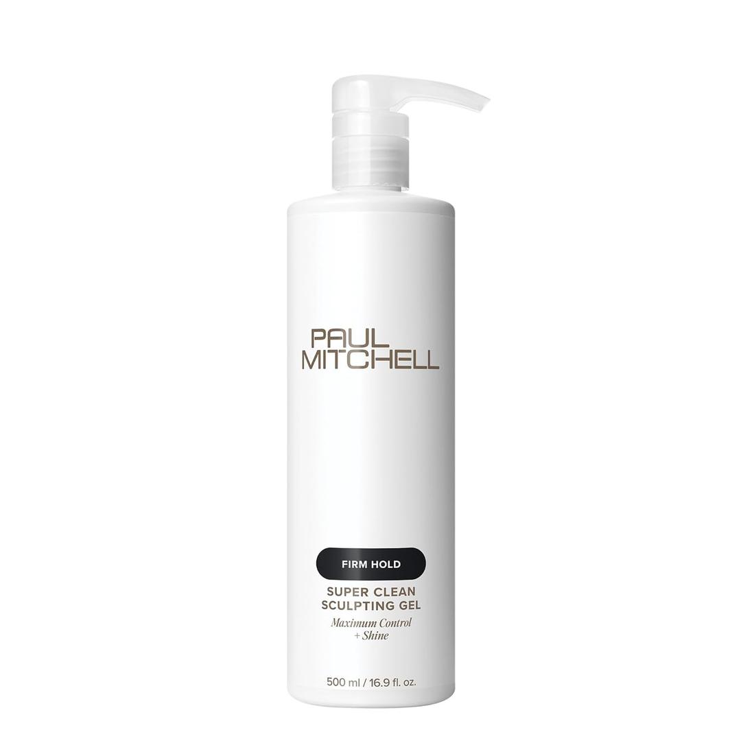 Paul Mitchell Super Clean Sculpting Gel, Firm Hold, High Shine Finish Hair Gel, For All Hair Types