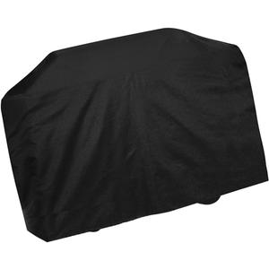 Generic BBQ Grill Cover Heavy Duty Nylon Fabric Patio Outdoor Smoker and Furniture Dust Protector Weather Resistant Easy Clean Black