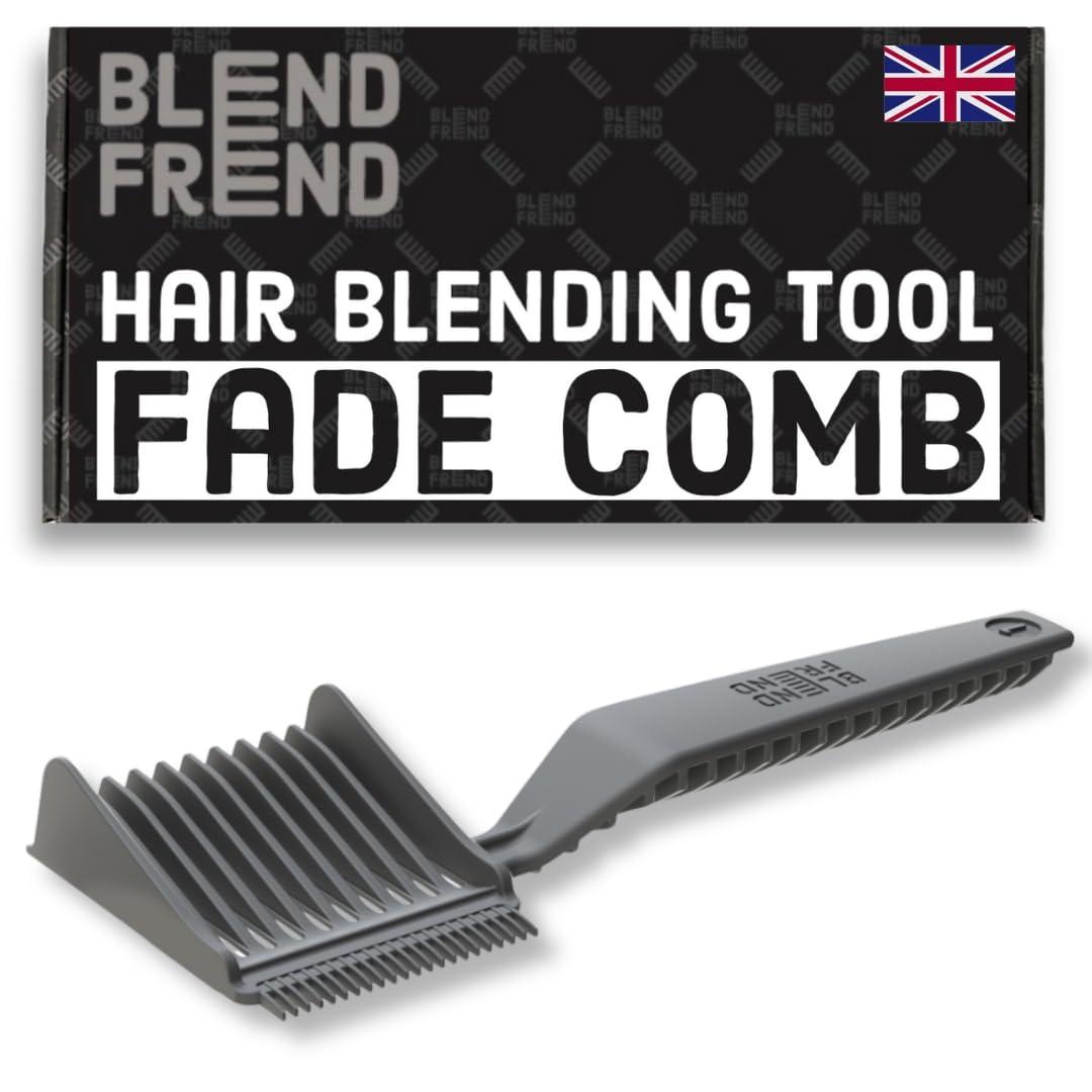 Blend Frend Original Hair Clipper Comb Left Handed  Grade 1 (3mm) | Perfect Blending Comb for Home Users & Novice Barbers | Fits All Clipper Brands | UK-Made