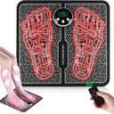Phixnozar TENS & PMS, Transcutaneous Electronic Nerve Stimulator, EMS Foot Massager Mat for Muscle Relaxation,Back & Leg Foot Massage