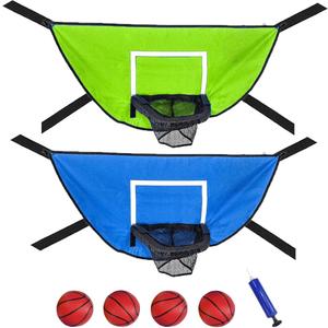 2 Pack Trampoline Basketball Hoop Attachment for Adults - Basketball Hoop Goal for Trampoline Accessories Outdoor