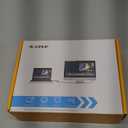 KVM Switch 2 Monitors 2 Laptops USB C,4K@60Hz USB C Dual Monitor KVM Switch for 2 Laptops Share 4 USB 3.0 Devices with 80W PD,Wired Remote and Cables Included