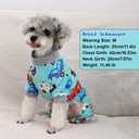 4 Pack Dog Pajamas Soft Lightweight Dog Recovery Suit Onesie Clothes for Small Medium Large Female Pet Boys Girls Dogs Cats M (Back: 9",Chest: 13.7", 5-8lbs)
