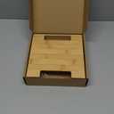 Bamboo Kitchen Scale Holder, Wall Mount or Magnetic Fridge Mount  No-Drill Adhesive Organizer for Digital Food & Coffee Scales | Slim Space-Saving Storage