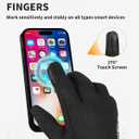 ATERCEL 3M Thinsulate Winter Gloves Men Women, Waterproof Thermal Cold Weather Gloves, Touchscreen Snow SKI Skating Gloves (Small)