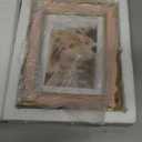 PHAREGE Vintage Picture Frame 5x7 Pink Gold, 5 by 7 Ornate Decorative Antique Frame with Mat for 4x6 Photo, Fancy Matted Frame for Desktop or Wall, Horizontal or Vertical