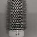 Medium Round Brushing Brush - Ceramic Hair Brush for a Smooth Salon Style Look - Professional Brushing Brush Ideal for All Hair Types - 43 mm (1.7 Inch)