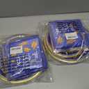 2 x 2025 Graduation Plates and Napkins ,Blue and Gold Class of 2025 Congrats Tableware,Disposable Luncheon Plates & Cocktail Napkins for Graduation Party Decorations,Serve 30