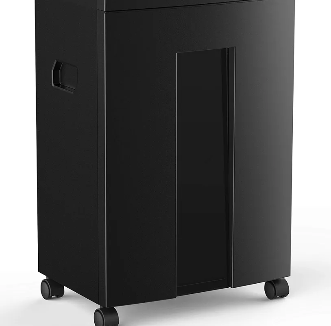 WOLVERINE 18-Sheet Shredders for Home Office Heavy Duty P-4 Security Level Crosscut Paper Shredder Paper/CD/Card Ultra Quiet Paper Shredder for Home with 6 Gallons Pullout Waste Bin SD9113(WHITE)