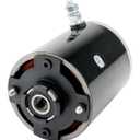 Hydraulic Pump Motor, Replace# Iskra Slotted Shaft 11-212-440, 11-212-598, AMF4633, 39200428F, Compatible with Rv Motor Home Leveler & MTE Hydraulic System, Electric Power Gear Pump Assembly, 12 Volt