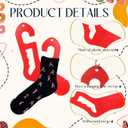 DoubleFill 4 Pcs Sock Blockers for Knitting, Adjustable Knitting Sock Ruler Socking Stretchers, Plastic Stocking Blockers for Knittings and Crochet, Shaping, Drying, Displaying Knitted Socks