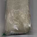 HUIHUANG Gold Mesh Ribbon for Christmas Tree, 10 inch White with Deluxe Gold Wide Foil Deco Mesh for Christmas, Wreaths Making Supplies, Tree Decor, Swags, Garland and Bows -10 Yards